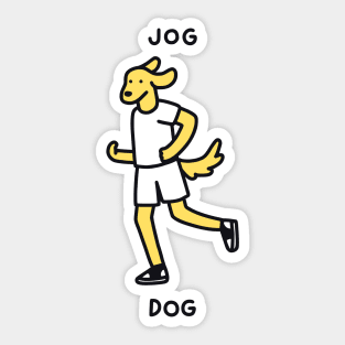 Jog Dog Sticker